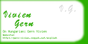 vivien gern business card